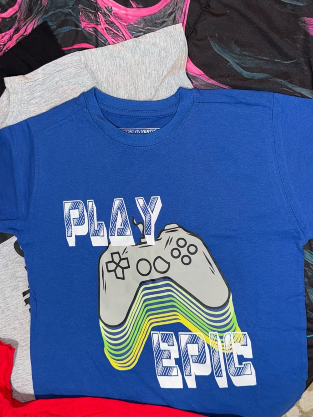 4 T-shirt’s Brooklyn Vertical, Gaming/Video Games, Youth L (16) NEW - Picture 2 of 10